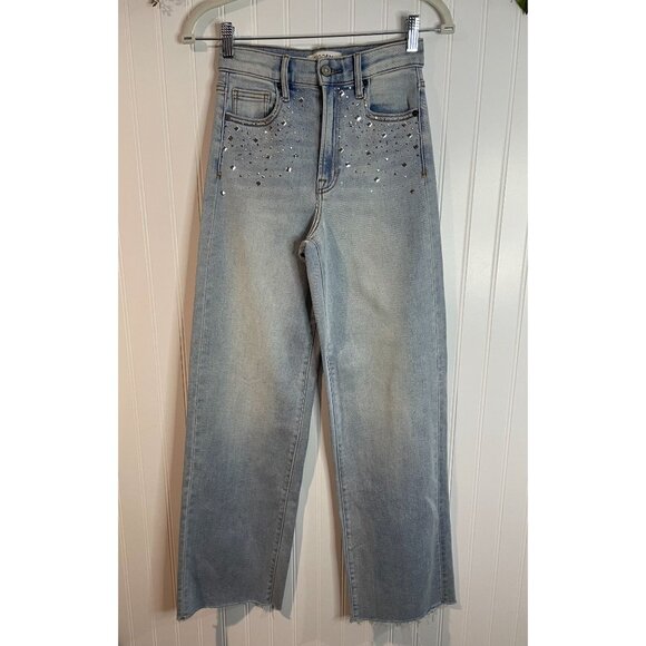 Hidden Logan High-Rise Dad Jeans Size 24 With Rhinestone - Picture 6 of 16
